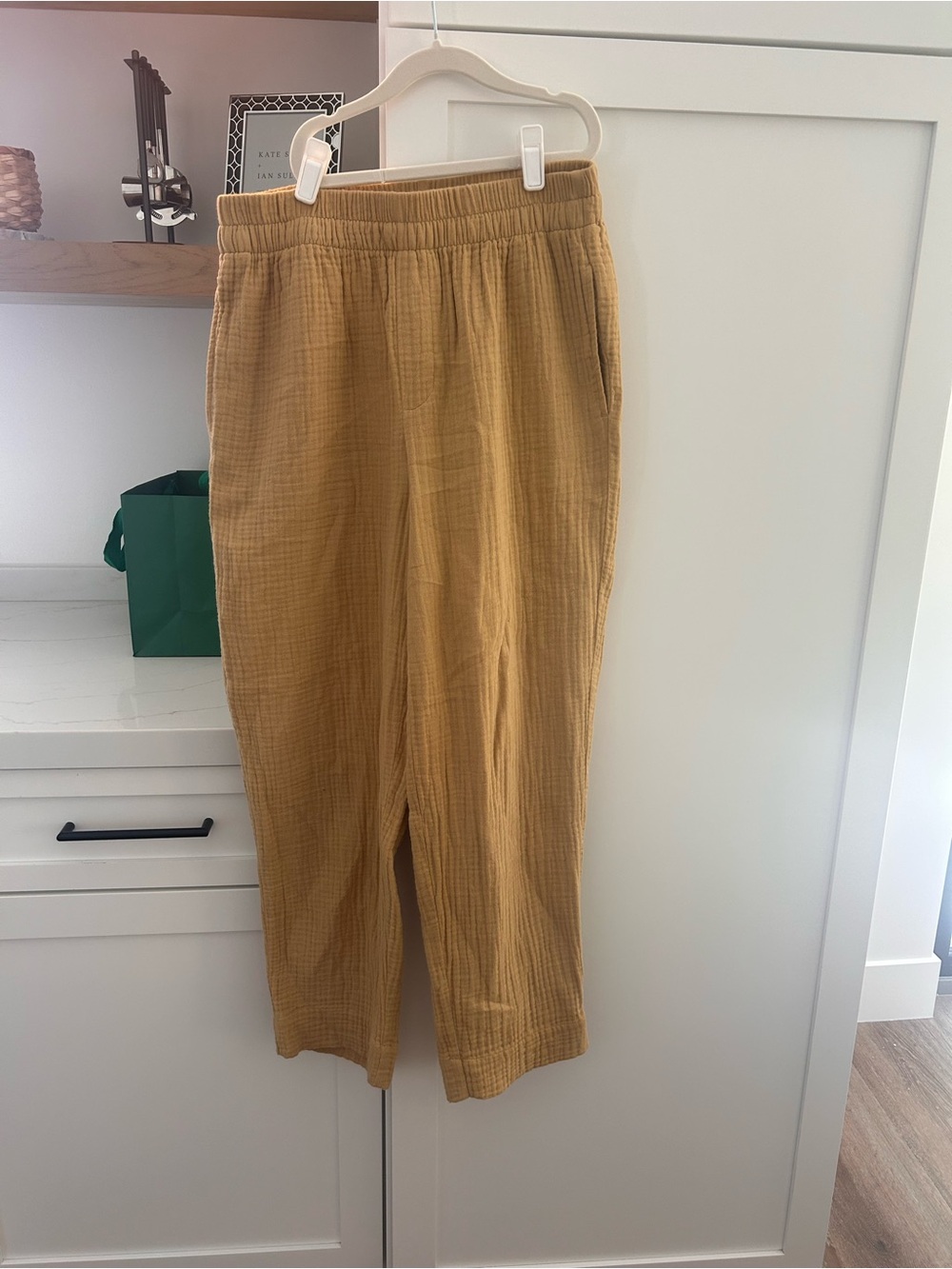 Madewell yellow pants